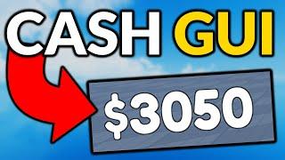 How to Make a Cash Display GUI in Roblox Studio - Roblox Scripting Tutorial