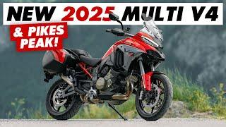 17 Key Updates For The 2025 Ducati Multistrada V4, V4S & Pikes Peak!