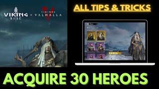 Viking Rise:Valhalla Game | Acquire 30 Heroes | Recruit Heroes Faster | Without Using Money