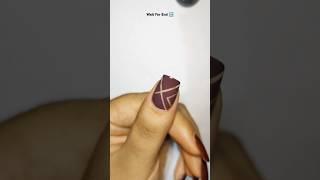 2m+Views On Instagram। Striping Nail Art #nailart #shorts #shortsfeed #viralvideo #trending