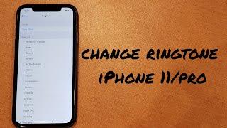 iPhone 11 how to change ringtone