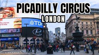 Walking and Exploring The Other Side of LONDON in Piccadilly Circus (2024) 4K HDR!