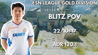 bLitz POV CS2 ESN LEAGUE GOLD DIVISION (22/10/17) - January 7th 2025