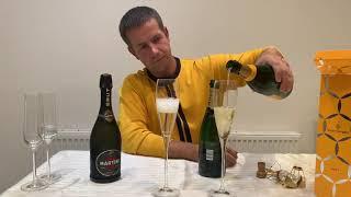 Compare MOET, Martini Brut, Veuve Clicquot.