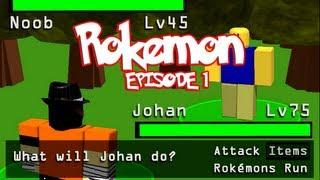 Rokemon  Episode 1: The Wild Noob (Roblox Pokemon Parody!)