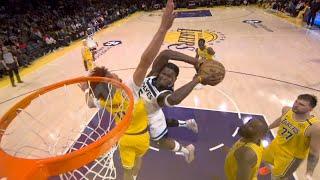 Anthony Edwards INSANE POSTER DUNK on Jaxson Hayes in Game 2 
