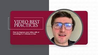 Video Best Practices WSU