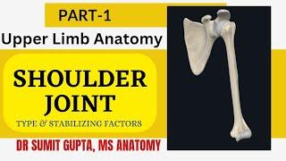 SHOULDER JOINT : Articular surfaces & stability factors