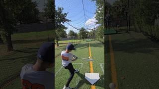 Hitting curveballs is fun! . #baseballplayer #baseballlife #baseballswing #nextlevel