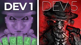 5 DEVS Make a GAME without COMMUNICATING! (Gangster edition)