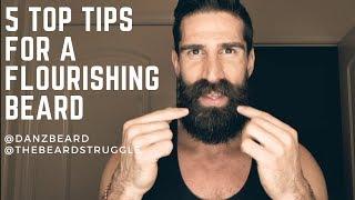 The Beard Struggle - 5 Top Tips For a Flourishing Beard @danzbeard