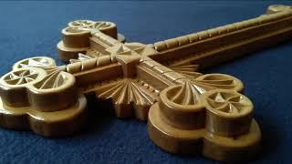 Orthodox cross, chip carving  (WoodartizaN #9)
