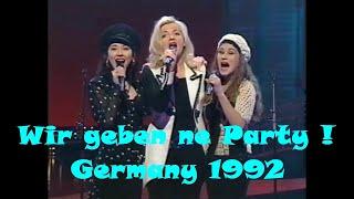 1994 Germany: Mekado - Wir geben ne Party (3rd place at Eurovision Song Contest in Dublin) SUBTITLED