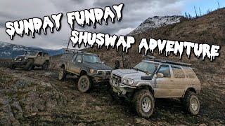 Sunday Funday Wheeling & Fire With The Guys | Nissan Jeep Toyota | Mount Ida Shuswap |