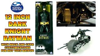 Spin Master 12 Inch Dark Knight Batman Figure is Perfect for 1/6 Hot Toys Tumbler & Batpod