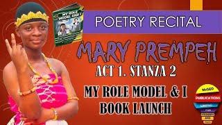 Mcgeo Publications | Best Poetry Recital | Mary Prempeh | 'my role model and i' book launch