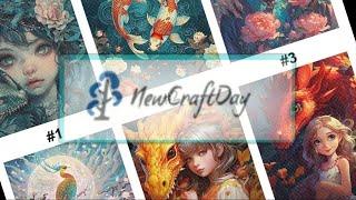 NEWCRAFTDAY TOILE PERLÉE DE FOU #newcraftday#crossstitch#pointdecroix