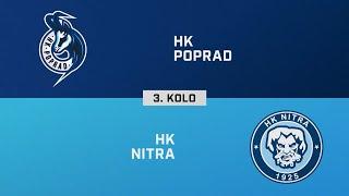 3. kolo: HK Poprad – HK Nitra 6:4 (HIGHLIGHTY)