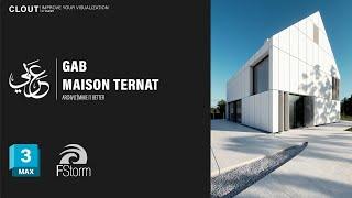 Gab Maison Ternat l 3Ds Max + Fstorm l Architectural Visualization l IYV Clout l عربي