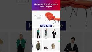 Negan - Minimal eCommerce HTML Template #htmltemplate #ecommerce