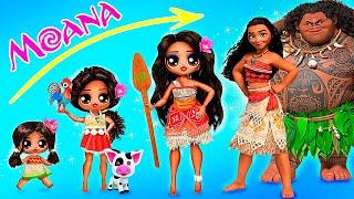 Moana 2 Growing Up! 32 LOL OMG DIYs