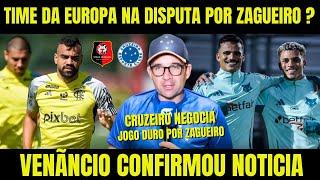 VENÃNCIO CONFIRMOU! CRUZEIRO DISPUTA ZAGUEIRO + REFORÇOS! ULTIMAS NOTICIAS DO CRUZEIRO DE HOJE