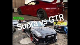 Toyota Supra 900+HP против GTR R35 1000+HP StilovDaily! Битва на Николе!