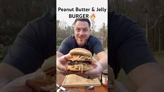 Amazing Peanut Butter and Jelly Burger  #foodshorts #funnyshorts #burgers #smashburger #delicious