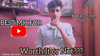 NAFA 3.5mm Mic Full Review | And Comparison With Infinix Gt 10 pro | Best Mic For YouTube Under 200