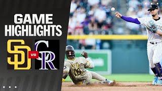 Padres vs. Rockies Game Highlights (8/16/24) | MLB Highlights