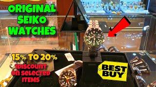 BILIHAN NG ORIGINAL SEIKO & CASIO WATCHES SA GREENHILLS MALL | 15% TO 20% DISCOUNT ON SELECTED ITEMS