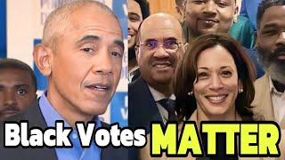 ONLY Black Votes Matter to Kamala and Obama! White Liberals Ignore This.