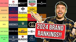 Watch Nerd Ranks EVERY Watch Brand in 2024!