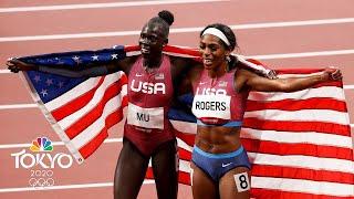 Athing Mu, 19, wins first USA 800m gold in 53 YEARS (With Replays) | Tokyo Olympics | NBC Sports