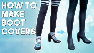 How to Make Cosplay Boot Covers! - Tutorial