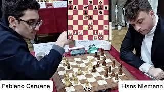 Fabiano Caruana Vs Hans Niemann | FIDE Grand Swiss • 2023