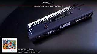 KORG M1 - Handmade Miniature 1/6 scale.