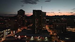 Tucson Arizona Drone Video downtown low light 5k Mavic 3 Desert Aerials