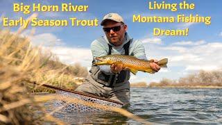 Early Season Trout Fishing on the Big Horn River | Montana