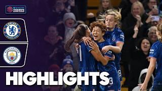 Huge Win At The Top Of The Table! | Chelsea v Manchester City Highlights | Barclays WSL 2024-25