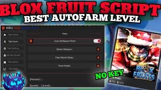 HIRU HUB Roblox Script | New Blox Fruits Script Update Best Auto Farm Level