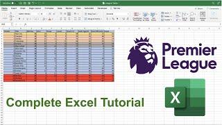 How to Create a Sports League Table | Beginner Excel Tutorial