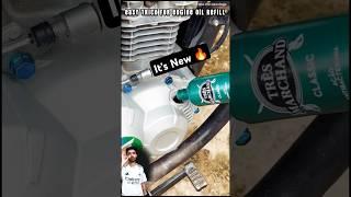 Bike and scooter engine oil refill trick| #automobile