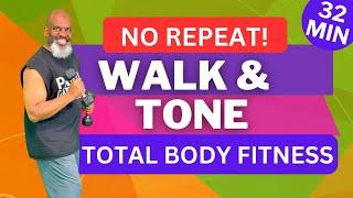 WALK Your Way to TOTAL BODY FITNESS with NO REPEAT Dumbbells!