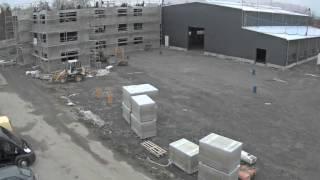 Time Lapse: Construction of new office space and production facilities for CRYOTEC