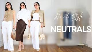 STYLING ELEVATED BASICS FOR FALL| 16 Looks with Neutrals