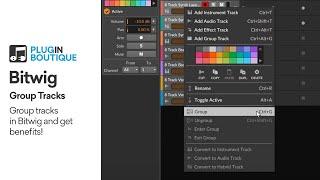 Bitwig Quick Tip | How to Group Tracks & the Benefits of it