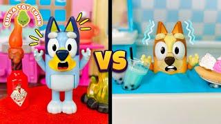 BLUEY and Bingo Hot vs Cold - Fire and Ice Opposite Story For Kids | Bluey Pretend Play Stories