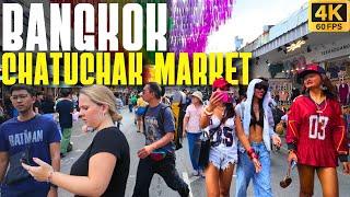 [4K] Exploring Chatuchak Weekend Market | Bangkok’s Ultimate Shopping & Street Food Experience