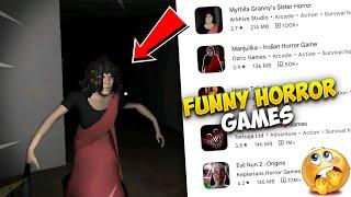 Best Funniest  Horror Games || Best Funny Horror Games Ever || playing Horror Games